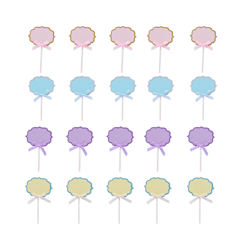 40Pcs Blank Cake Toppers DIY W - Baby Products Lotion 评论和价格