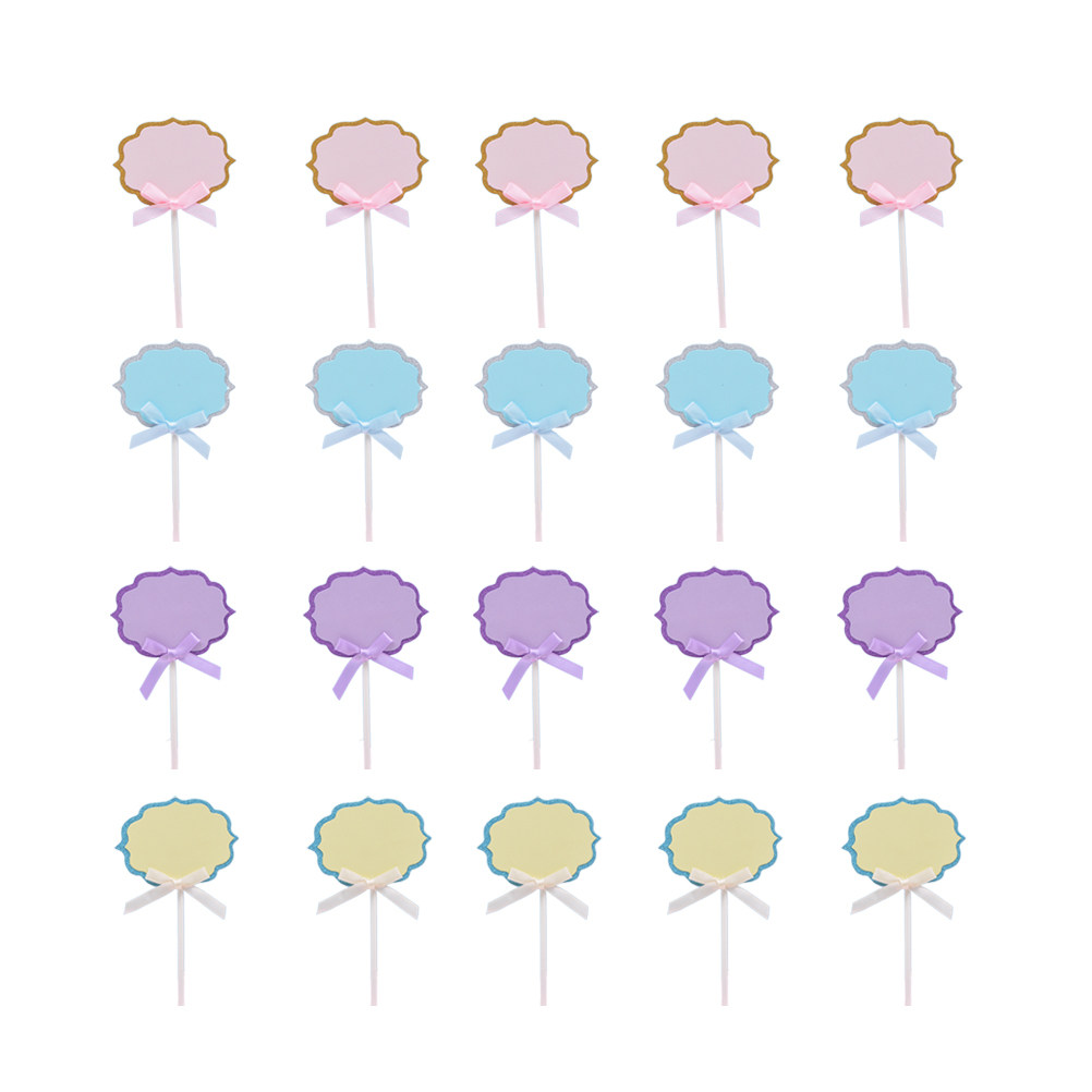40Pcs Blank Cake Toppers DIY W - Baby Products Lotion 评论和价格