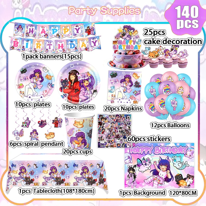 Aphmau Birthday Decorations Pi - Baby Products Poster 评论和价格