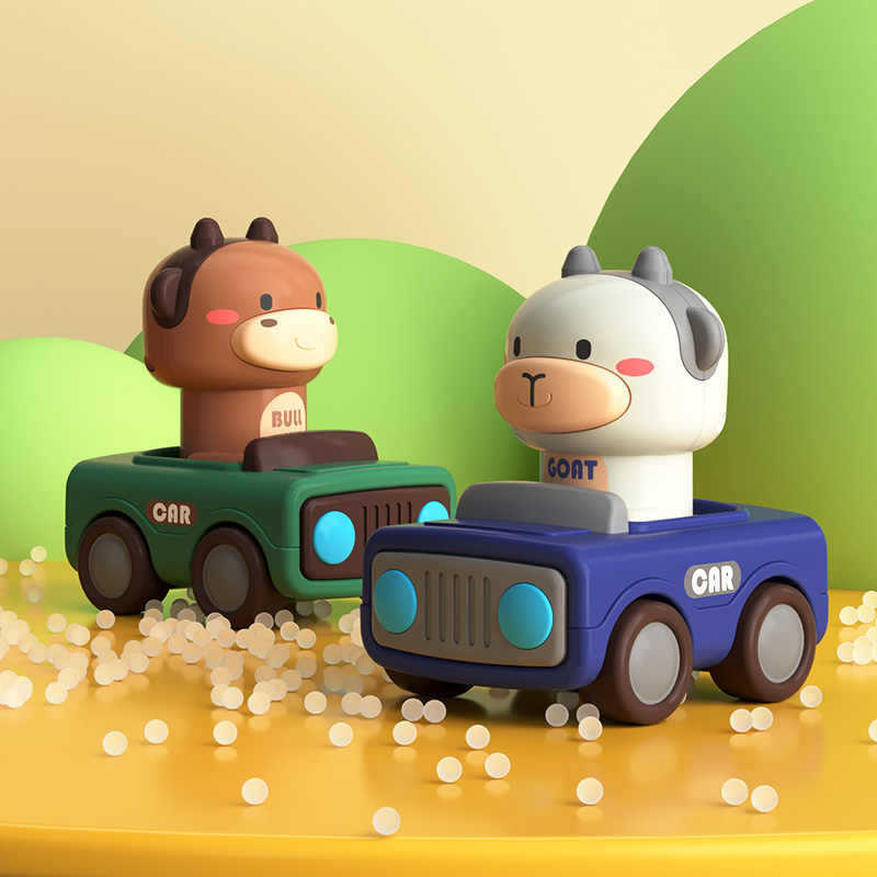 Animal Push and Go Car Toy, Du - Baby Products 1 Year 评论和价格
